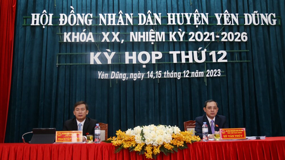 Yên Dũng, HĐND huyện, 2023