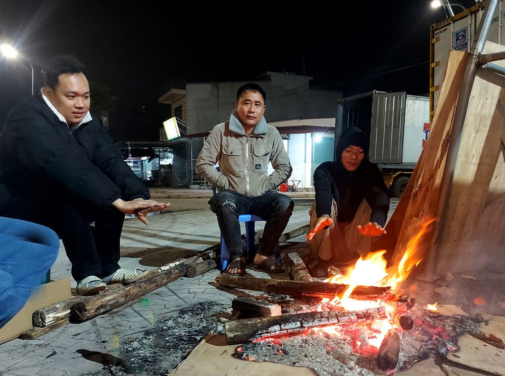 rét đậm, bắc giang, mưu sinh, lao động