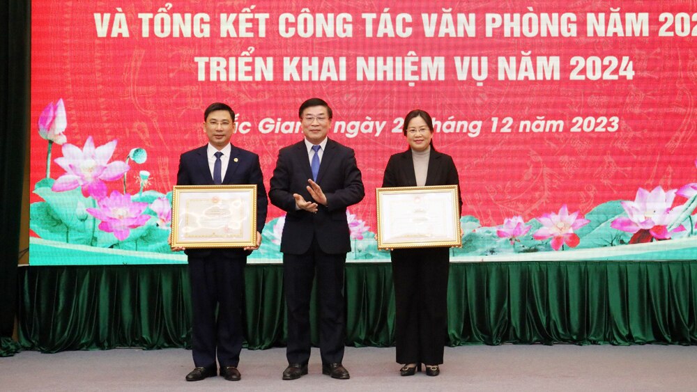 Bắc Giang, tổng kết, văn phòng UBND tỉnh