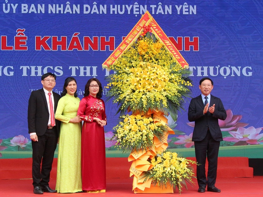 khánh thành, THCS thị trấn Cao Thượng, tân yên, bắc giang