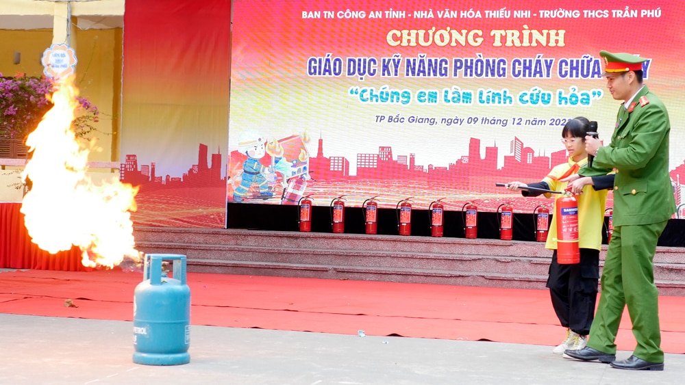 tin tức bắc giang, kỹ năng phòng cháy, chữa cháy, pccc, phòng ngừa cháy nổ