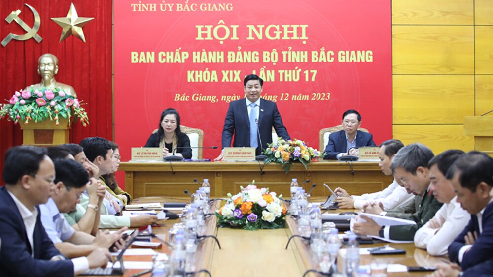 Ban Chấp hành, Đảng bộ, tỉnh Bắc Giang, bầu bổ sung, Ủy viên, Ban Thường vụ, Tỉnh ủy