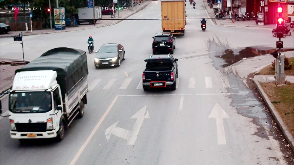 tin tức bắc giang, tỉnh bắc giang, hệ thống cameram, giám sát giao thông, công an huyện lục ngạn, không chấp hành tín hiệu đèn giao thông, vi phạm trật tự an toàn giao thông