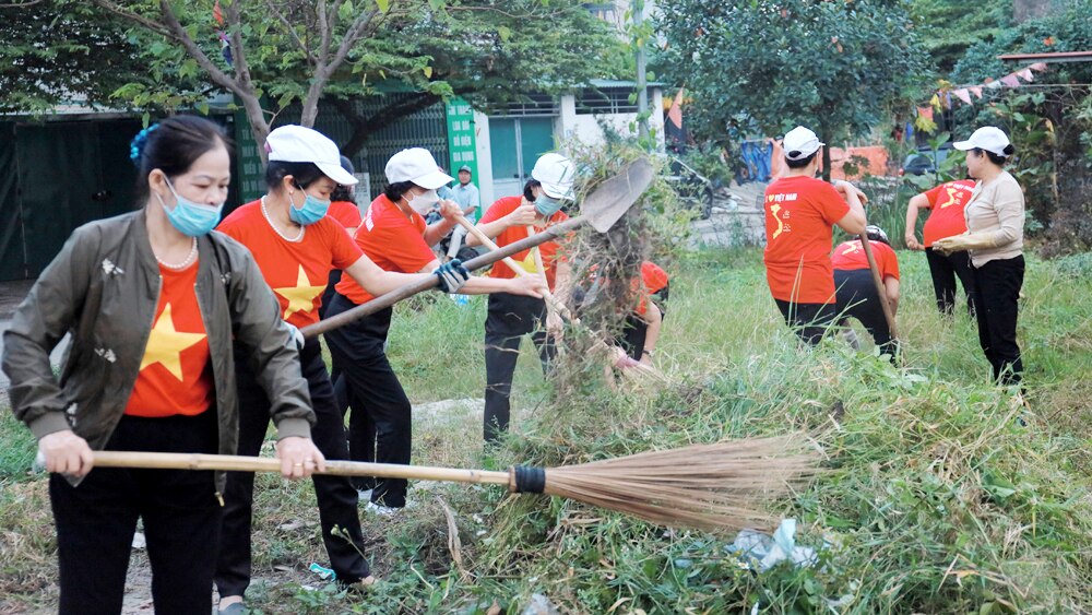 tin tức bắc giang, tỉnh bắc giang, Phụ nữ Bắc Giang, cách làm sáng tạo, rác thải sinh hoạt,  bảo vệ môi trường, xây dựng nông thôn mới