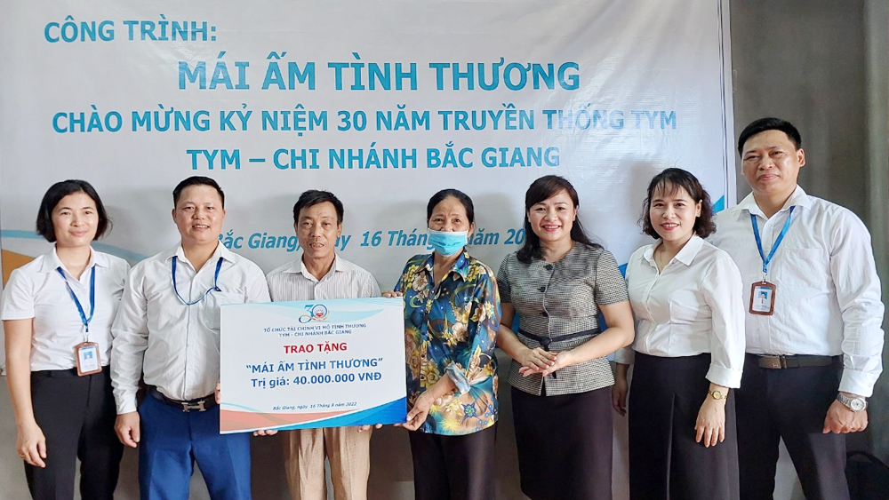 tin tức bắc giang, bắc giang, Tích cực, tham gia giải quyết, an sinh xã hội, hỗ trợ hộ nghèo, yếu thế, TYM chi nhánh Bắc Giang, Tổ chức Tài chính