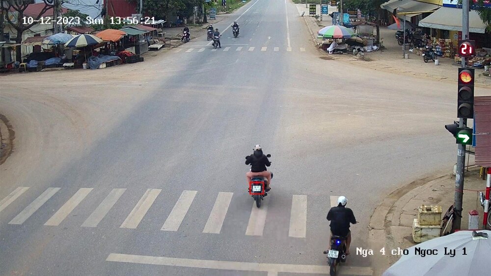 tin tức bắc giang, tỉnh bắc giang, hệ thống cameram, giám sát giao thông, công an huyện Tân Yên, không chấp hành tín hiệu đèn giao thông, vi phạm trật tự an toàn giao thông