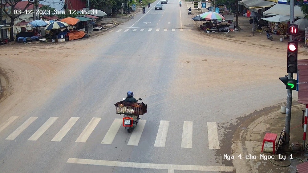 tin tức bắc giang, tỉnh bắc giang, hệ thống cameram, giám sát giao thông, công an huyện tân Yên, không chấp hành tín hiệu đèn giao thông, vi phạm trật tự an toàn giao thông