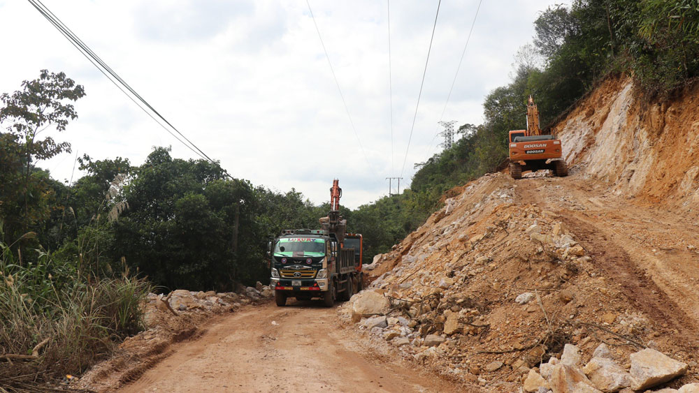 bắc giang, sơn động, xây dựng, tuyến đường, giao thông, kết nối, Tuấn Đạo