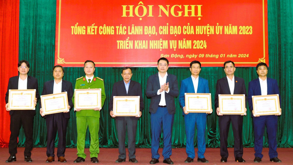 bắc giang, huyện ủy, sơn động, triển khai nhiệm vụ, năm 2024