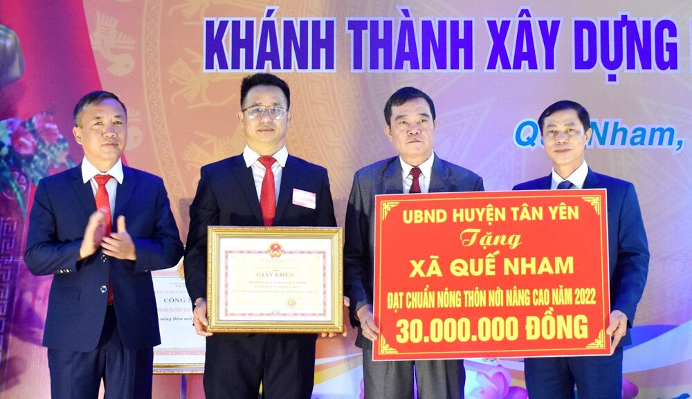 nông thôn mới, quế nham, tân yên, bắc giang, nghĩa trang, liệt sĩ