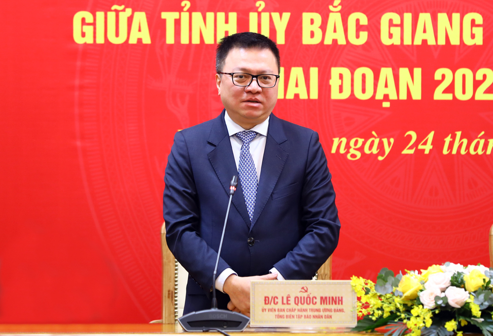 Tỉnh ủy Bắc Giang, Báo Nhân dân, phối hợp, tuyên truyền, con người Bắc Giang