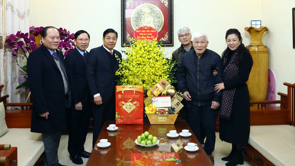 Bắc Giang, Bí thư Tỉnh ủy, Dương Văn Thái, chúc Tết, tỉnh Bắc Ninh, đồng chí Nguyễn Thanh Quất