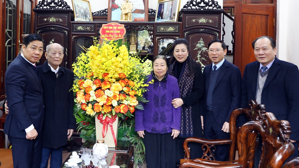 Bắc Giang, Bí thư Tỉnh ủy, Dương Văn Thái, chúc Tết, tỉnh Bắc Ninh, đồng chí Nguyễn Thanh Quất