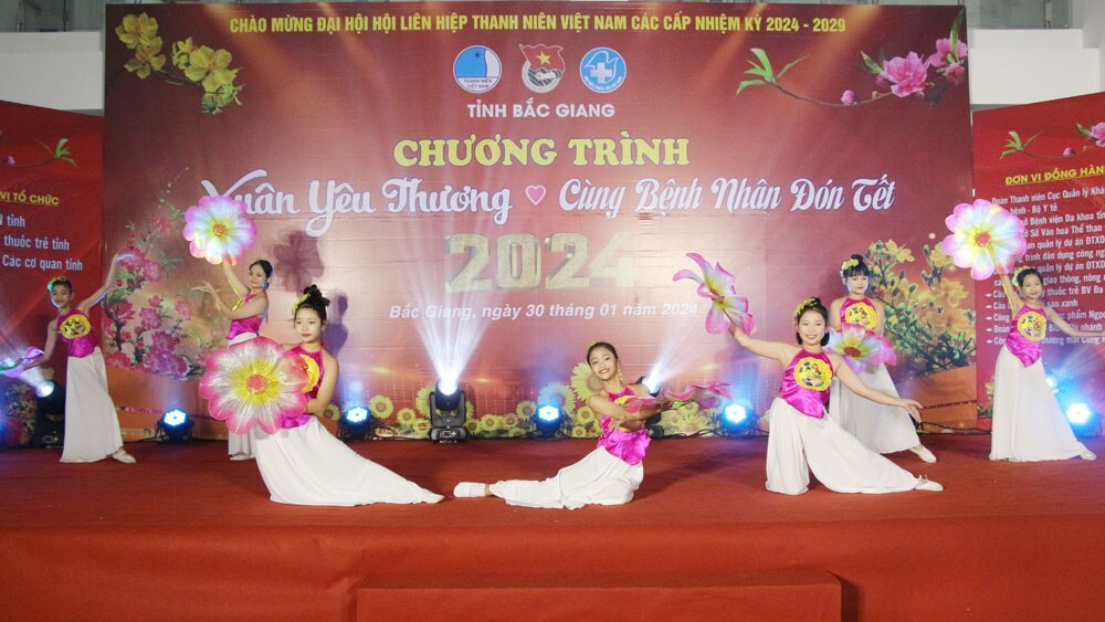 tin tức bắc giang, đêm nhạc, xuân yêu thương, cùng bệnh nhân đón tết