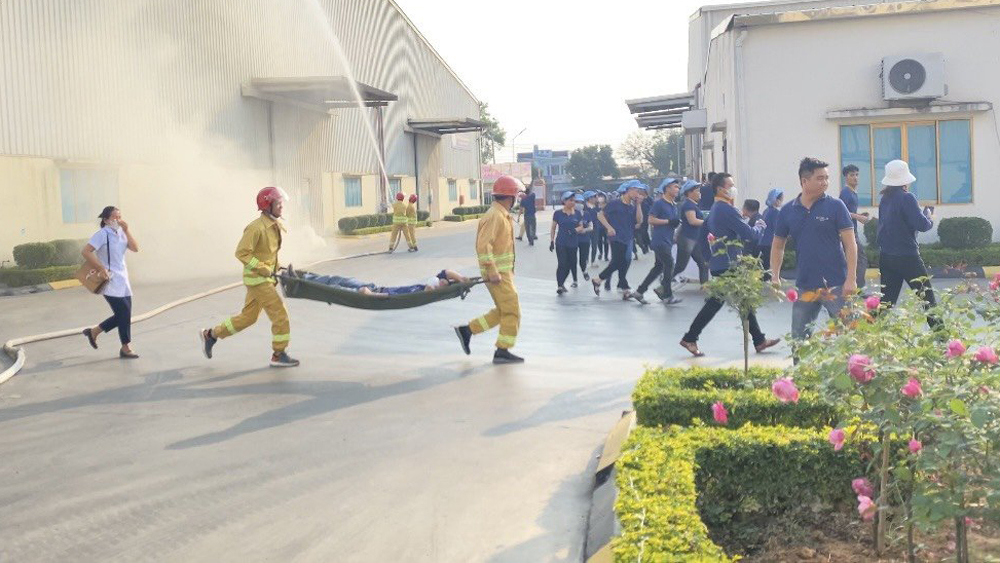 Bắc Giang, huấn luyện nghiệp vụ, PCCC, cứu nạn cứu hộ