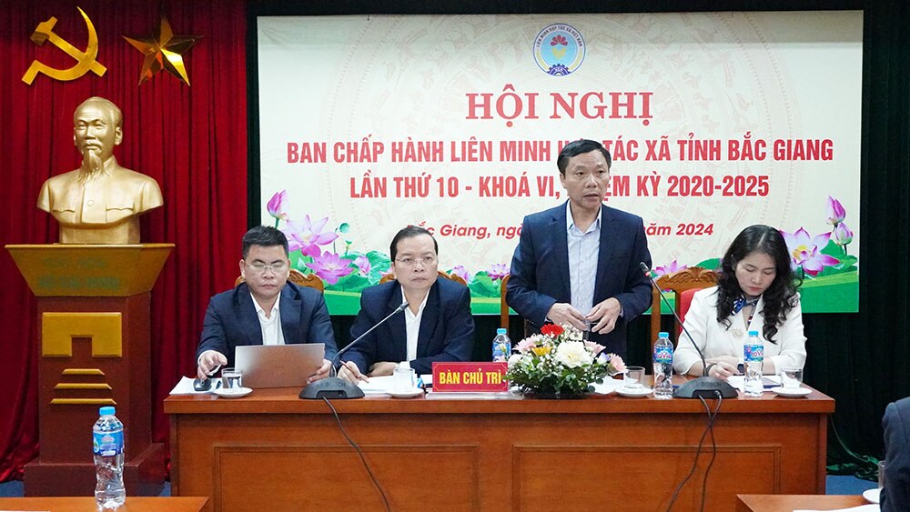 bắc giang, liên minh hợp tác xã, hội nghị, ban chấp hành, tổng kết nhiệm vụ năm 2023