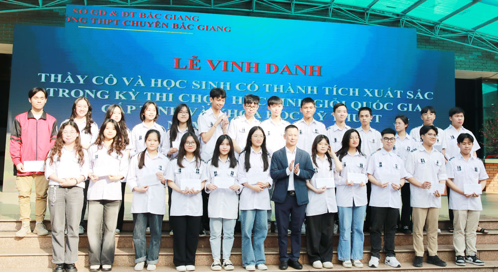 học sinh, môn thi, thi học sinh giỏi, cấp tỉnh, quốc gia, giáo viên, Bắc Giang.