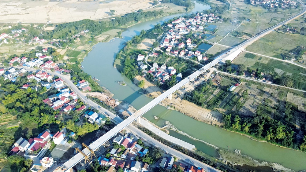 tin tức bắc giang, bắc giang, Xây dựng,  đô thị loại IV, kết cấu hạ tầng, mở rộng liên kết vùng, huyện Hiệp Hòa, kinh tế phía Tây