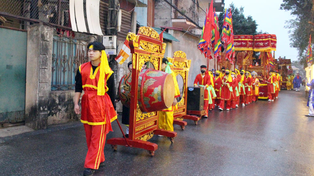 lễ hội xương giang, tp bắc giang, bắc giang, xuân, dâng hương, rước