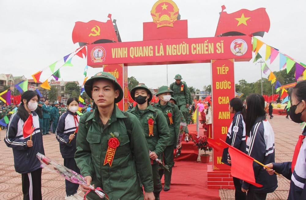 tân binh, nhập ngũ, Lục Ngạn, Bắc Giang