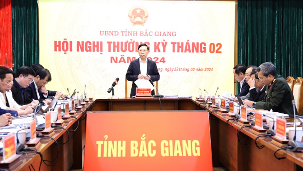 bắc giang, chủ tịch ubnd tỉnh, thường kỳ