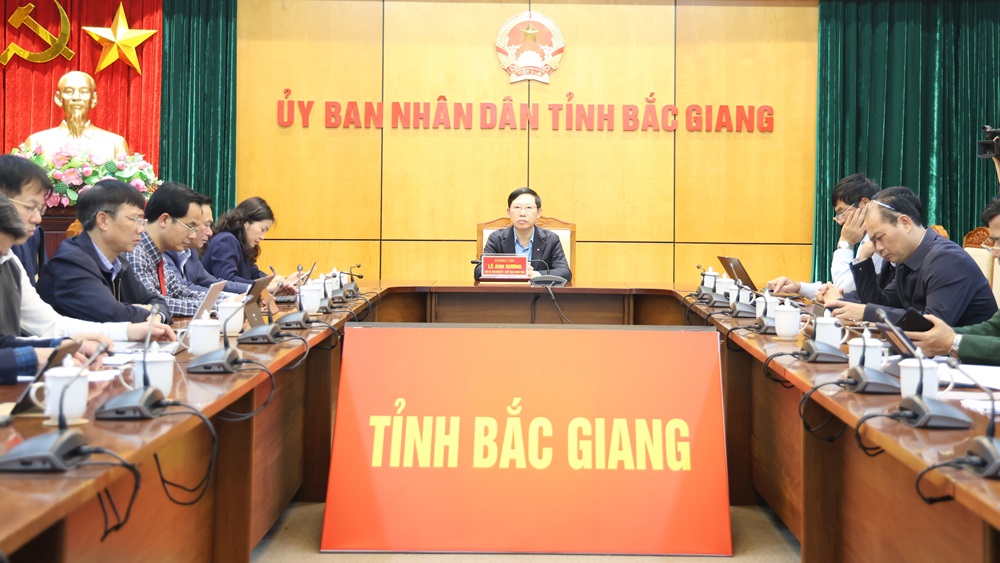 tin tức bắc giang, hội nghị trực tuyến, cải cách hành chính