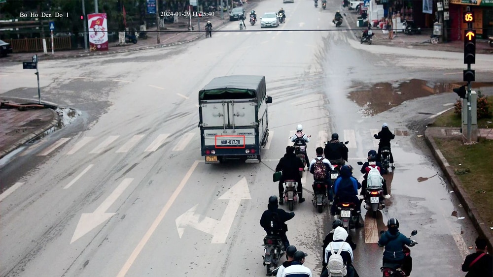 tin tức bắc giang, tỉnh bắc giang, Bắc Giang, Công an tỉnh Bắc Giang, hệ thống camera giám sát giao thông, Công an huyện Lục Ngạn, vi phạm trật tự an toàn giao thông.