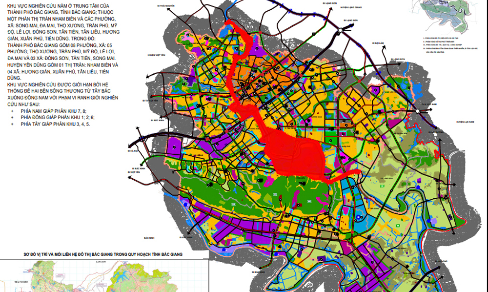 tin tức bắc giang, tỉnh bắc giang, Phê duyệt, nhiệm vụ, quy hoạch, Phân khu 9, đô thị Bắc Giang, tỉnh Bắc Giang