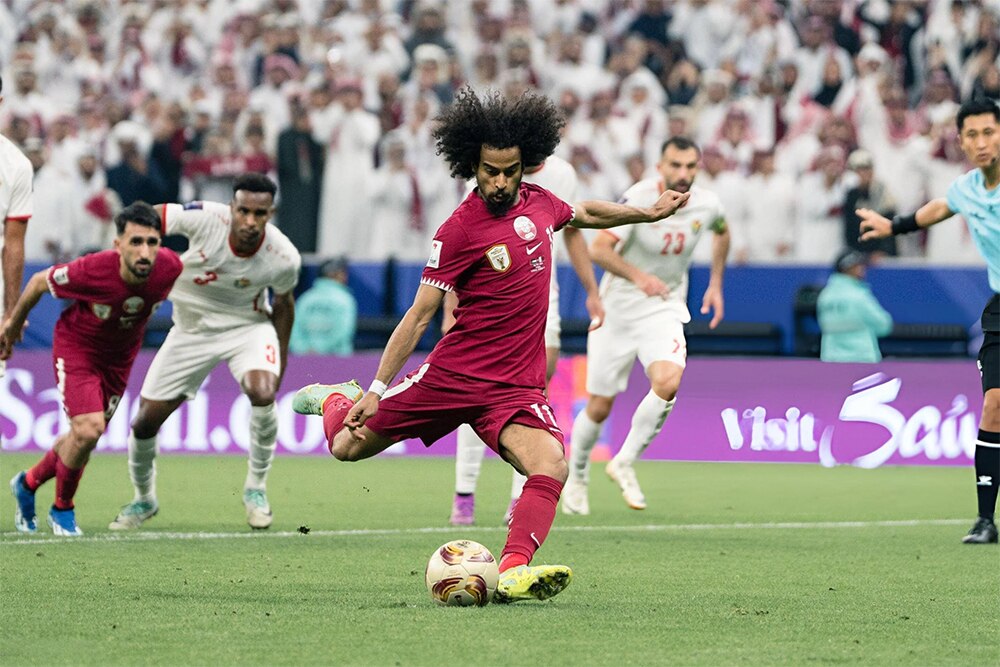 Qatar,Jordan,Asian Cup,kết quả bóng đá,kết quả Asian Cup,akram afif