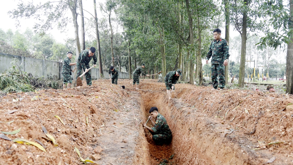 tin tức bắc giang, tỉnh bắc giang, bắc giang, Trung đoàn 831, Bộ CHQS tỉnh, cơ sở vật chất, thao trường, Sẵn sàng, đón nhận, huấn luyện, chiến sĩ mới