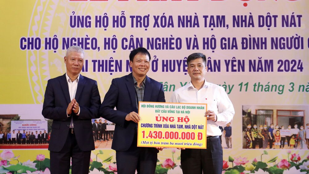 Tân Yên, Bắc Giang, mặt trận, Tổ quốc, nhà tạm, nhà dột nát