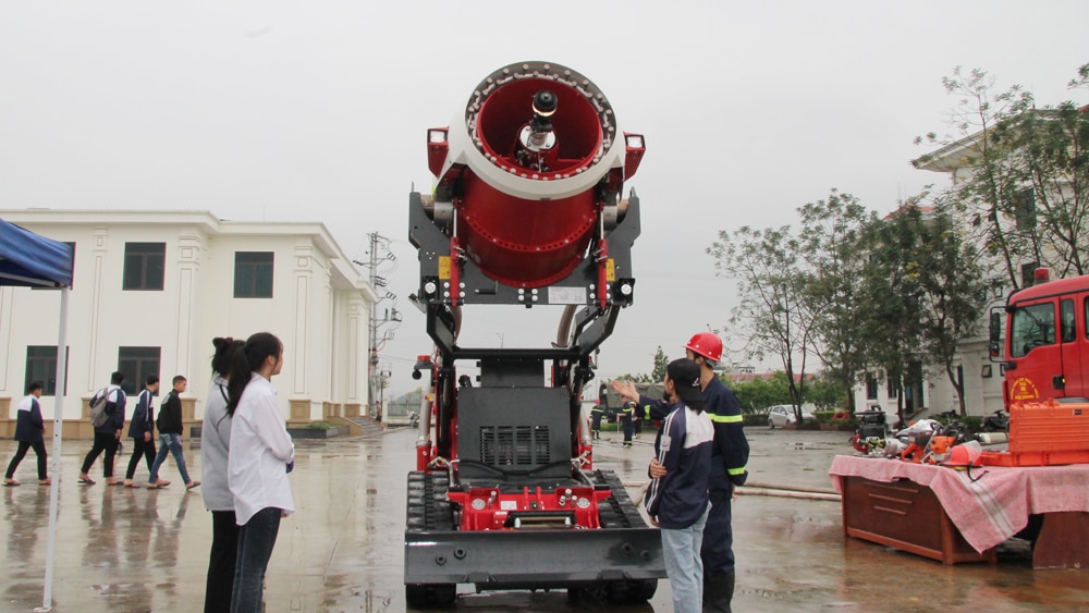 bắc giang ,Robot chữa cháy, việt yên,