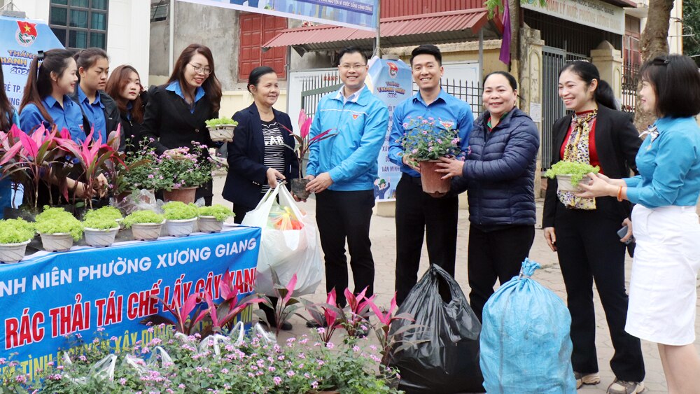 tin tức bắc giang, thanh niên bắc giang, tình nguyện, xây dựng văn minh đô thị