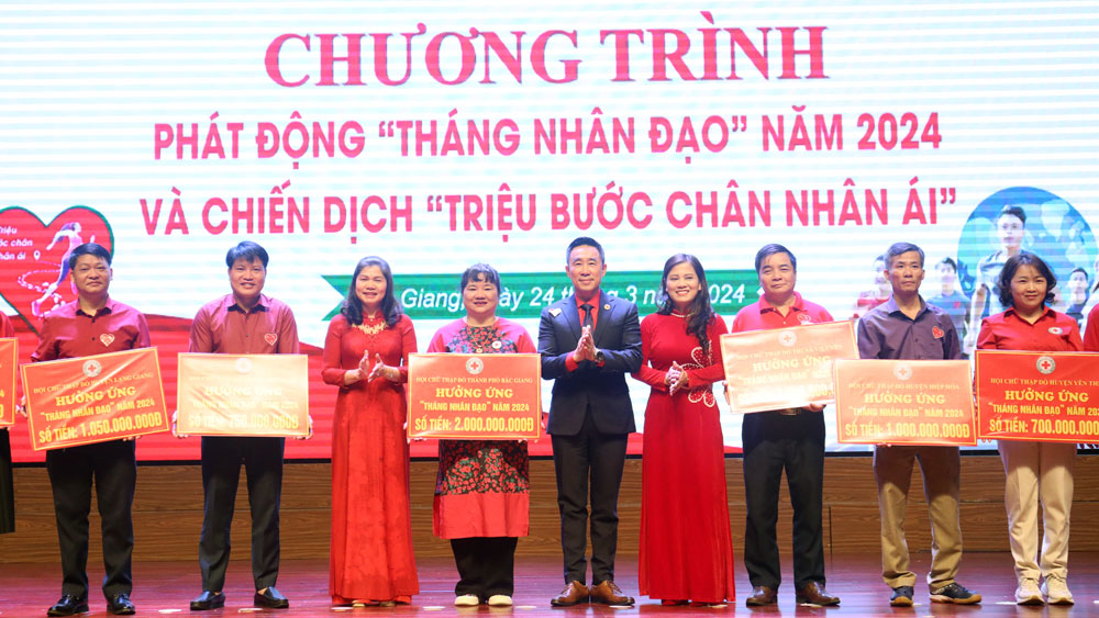 Chữ thập đỏ, Bắc Giang, nhân đạo