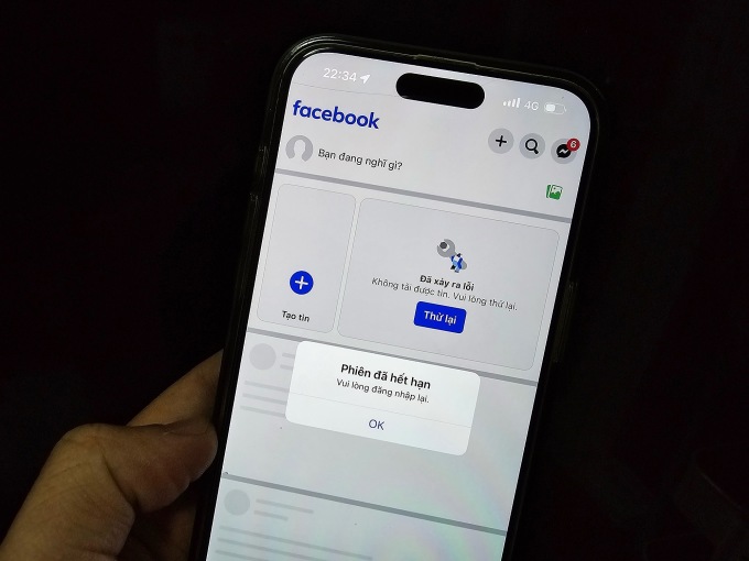 Facebook, Messenger, sự cố, mạng xã hội