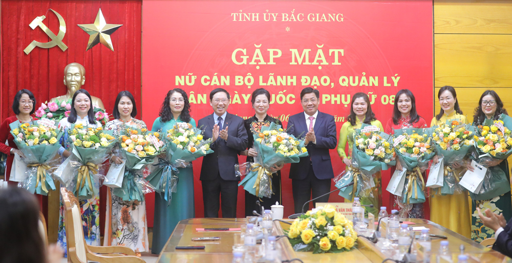 phụ nữ, Bắc Giang, gặp mặt, Quốc tế Phụ nữ, 8/3.