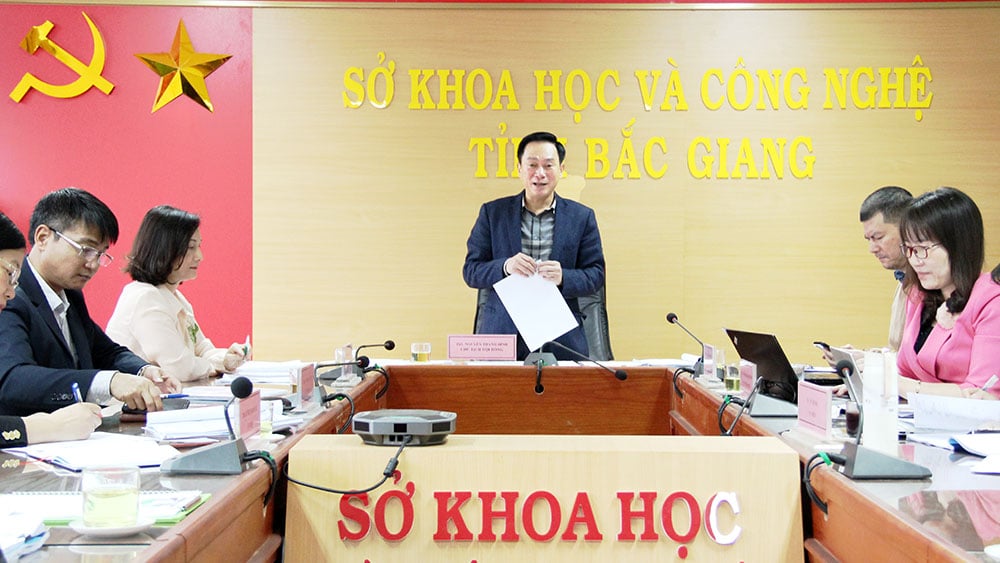 bắc giang, khoa học công nghệ, tài nguyên môi trường, giao nhiệm vụ trực tiếp