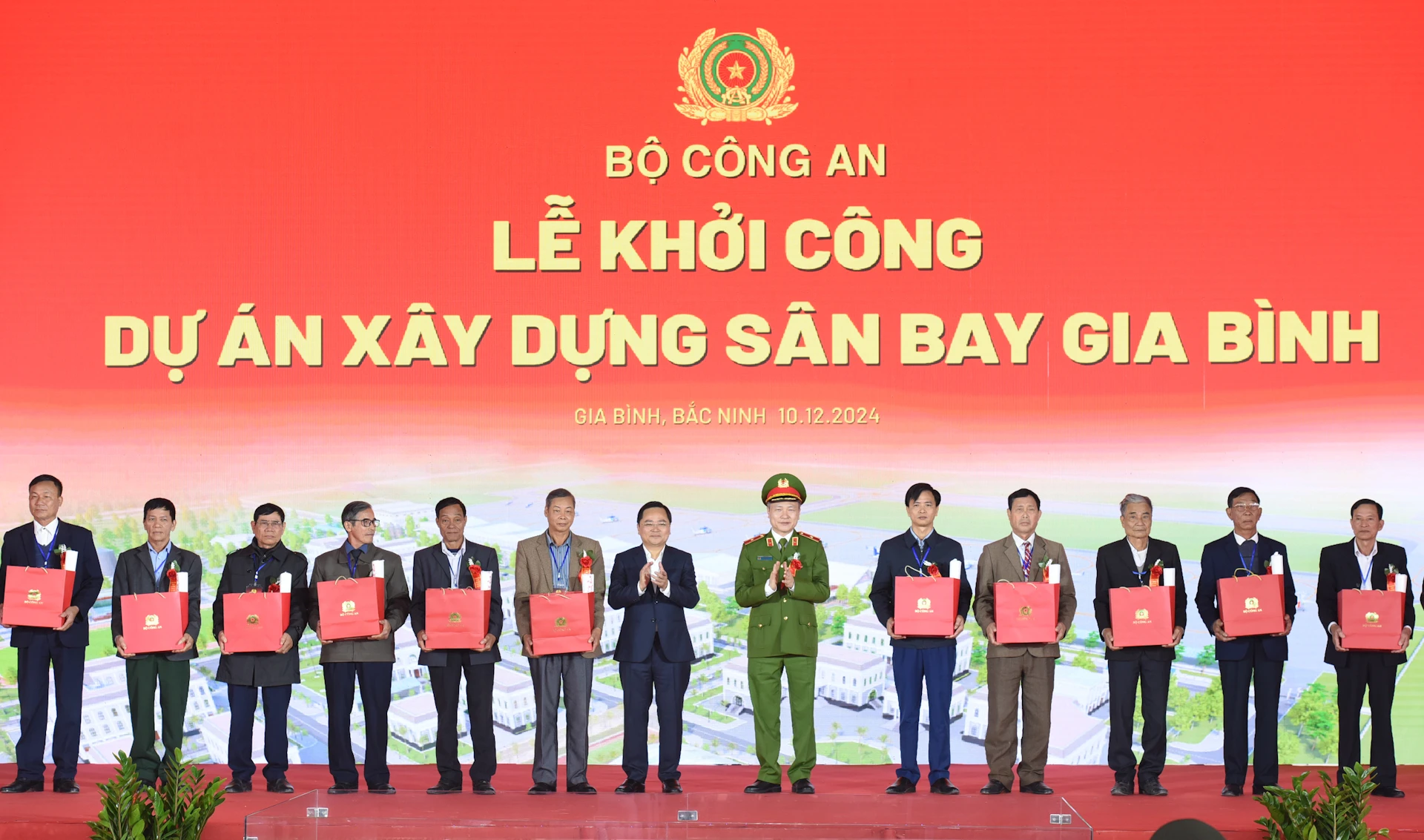 [Ảnh] Thủ tướng Phạm Minh Chính dự Lễ khởi công Dự án xây dựng sân bay Gia Bình ảnh 7