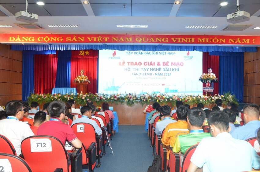 Bế mạc Hội thi tay nghề Dầu khí lần thứ VII năm 2024: Tôn vinh những bàn tay vàng của ngành Dầu khí