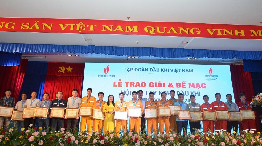 Bế mạc Hội thi tay nghề Dầu khí lần thứ VII năm 2024: Tôn vinh những bàn tay vàng của ngành Dầu khí