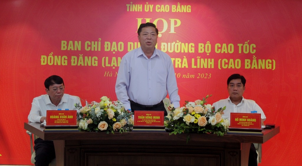 Bí thư Tỉnh ủy Trần Hồng Minh 