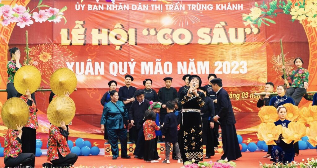 Lễ hội “Co sầu” Xuân Quý Mão 2023 tại thị trấn Trùng Khánh.