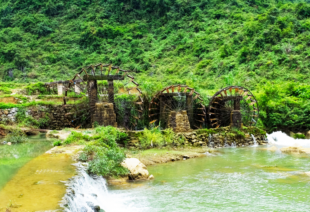 Cọn nước vùng cao. Ảnh Thế Vĩnh