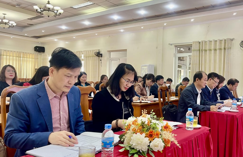 Đại biểu dự hội nghị Ban Chấp hành Liên minh Hợp tác xã tỉnh lần thứ V, nhiệm kỳ 2020 - 2025.