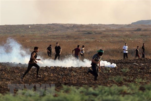 Dung do tai khu vuc Bo Tay, 1 nguoi Palestine thiet mang hinh anh 1