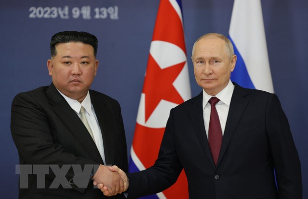 Tong thong Nga Vladimir Putin nhan loi moi toi tham Trieu Tien hinh anh 1