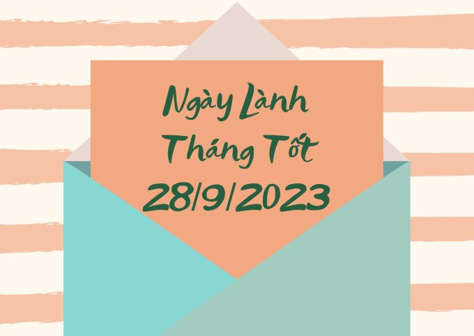 Xem ngày lành tháng tốt 28/9/2023: Những việc hiếu hỷ đều không nên làm trong hôm nay