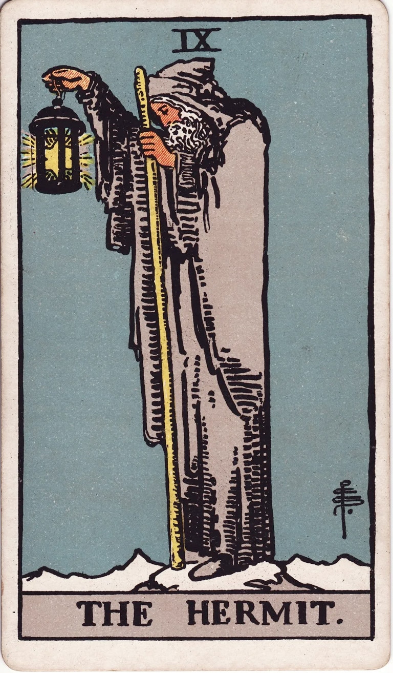 Ý nghĩa lá bài The Hermit (Ẩn Sỉ) trong Tarot - Bộ Ẩn Chính