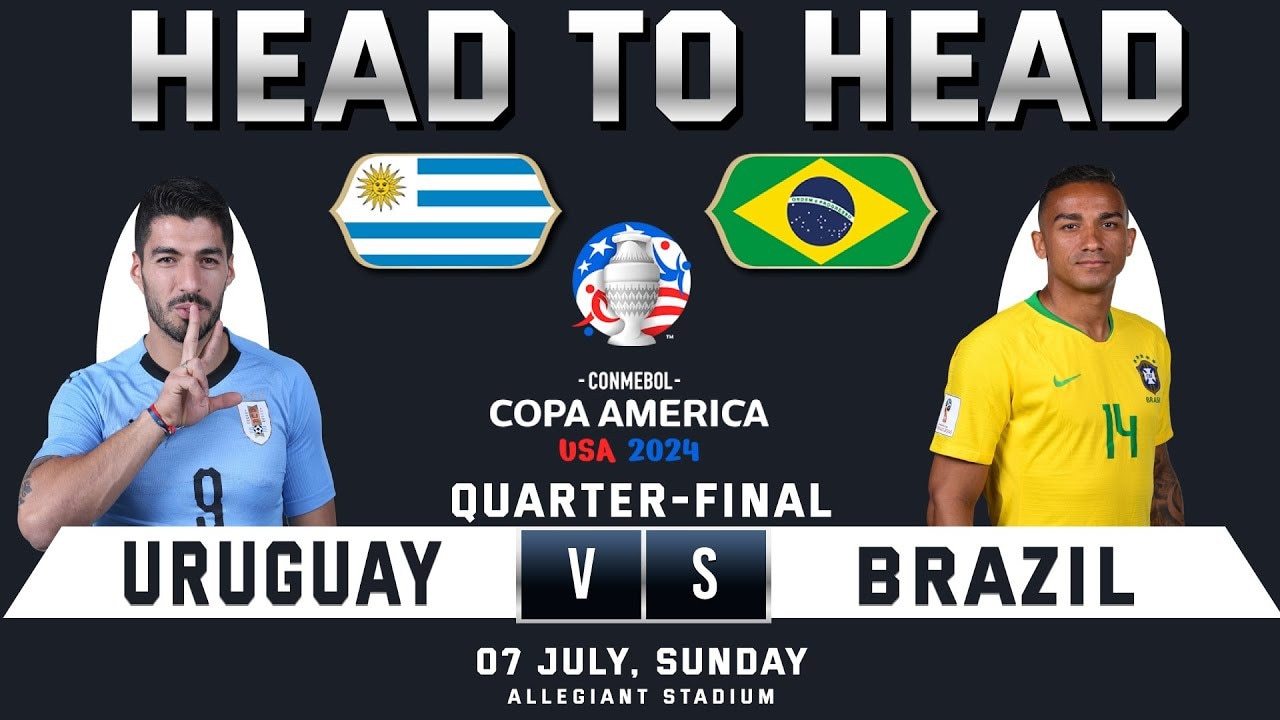 URUGUAY vs BRAZIL | COPA AMERICA | QUARTER FINAL | Prediction & Head to Head Stats | URU vs BRA