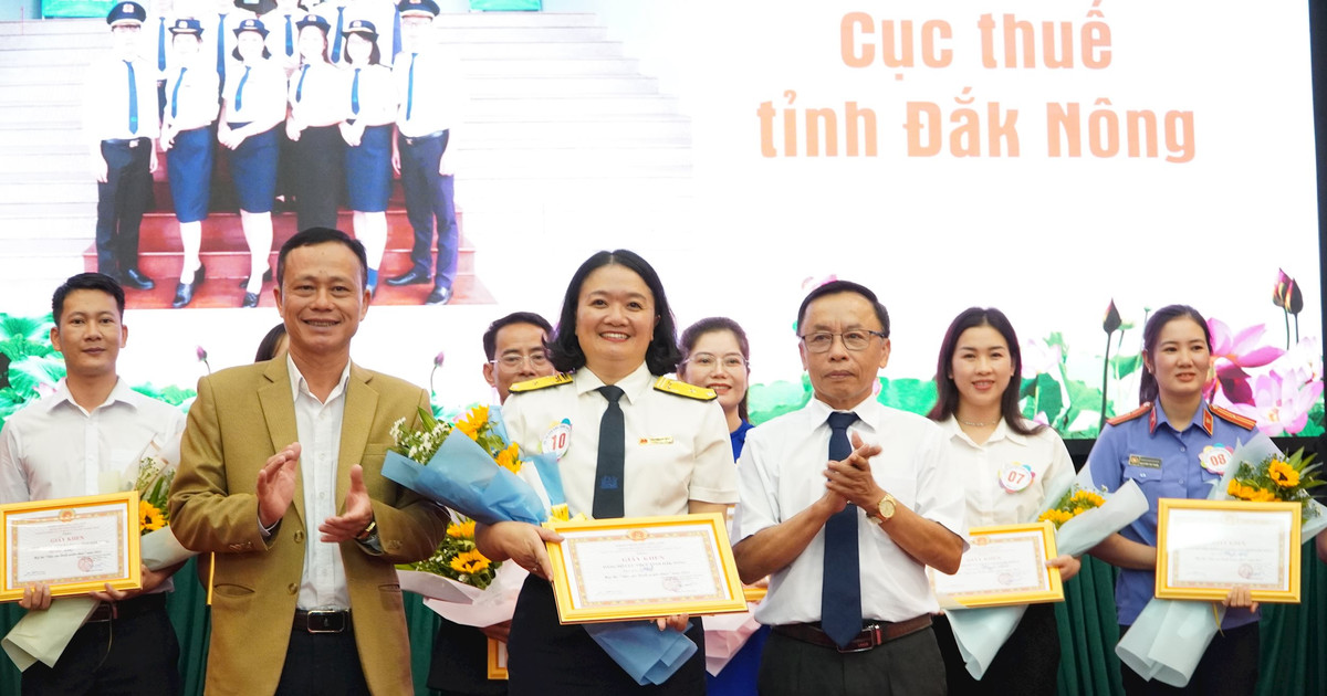 Đảng bộ Cục Thuế Đắk Nông giành giải nhất Hội thi Dân vận chính quyền khéo năm 2024